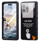 Capa impermeável Shellbox para celular de 6,9''